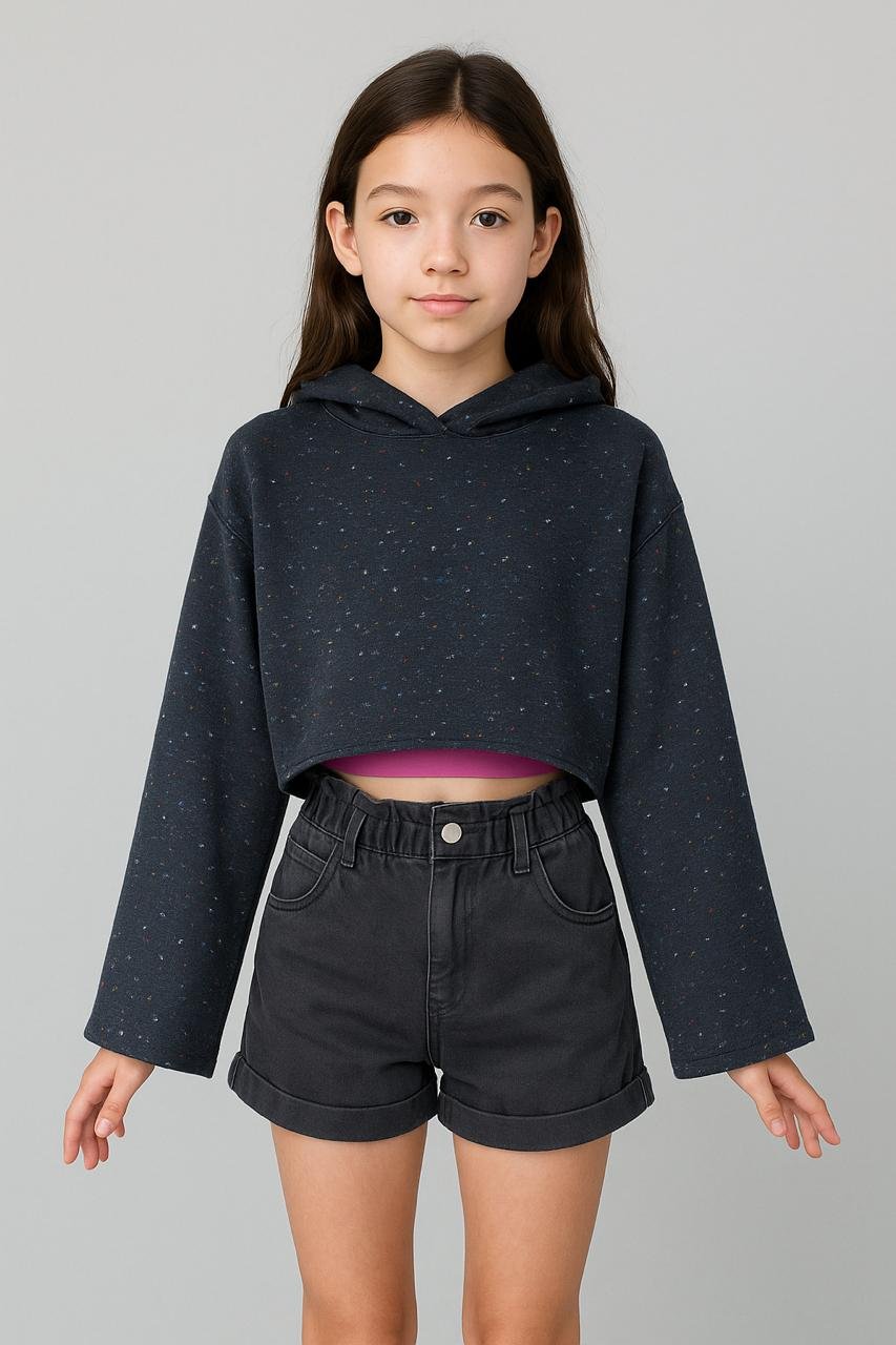 MOLDE MOLETOM CROPPED A FIO 10-12-14-16