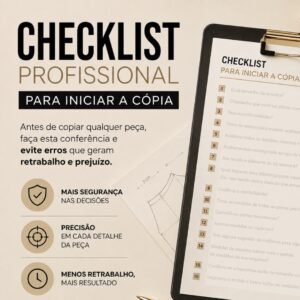 Checklist Profissional para Iniciar a Cópia de uma Peça
