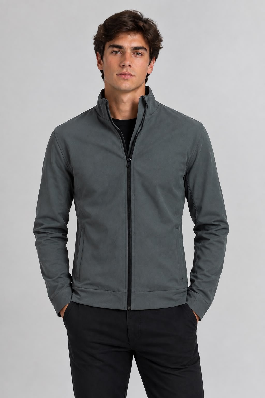 MD 2560 JAQUETA MASCULINA FITNESS P-M-G-GG