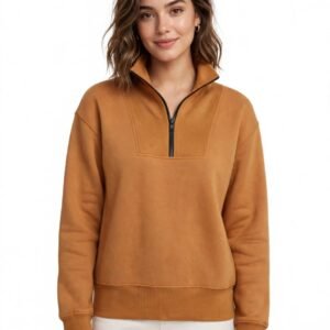 PL F2501 BLUSA DE MOLETOM ZÍPER NA GOLA P-M-G-GG